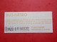 Ticket "carnet" De Transport Métro Bus Tramway Funiculaire TCL Lyon 69 French Underground - Lettre D - Other & Unclassified