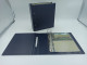 CLASSEUR ALBUM SAFE COMPACT BLEU POUR CARTES POSTALES OU AUTRES + 20 FEUILLES CPA OU CPM - Unclassified