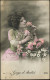 FEMME 1910 "Gage De L’Amitié" Belle Femme En Scène - Photographie