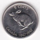 Canada 5 Cents 1867 – 1967 Confédération ,  Elizabeth II, En Nickel, KM# 66 , Sup/XF - Canada