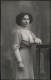 FEMME 1910 "Portrait" Belle Femme En Pose - Atelier HELIOS, O. Courvoisier, - Fotografie