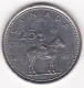 Canada 25 Cents 1873 – 1973 Centenaire De La Gendarmerie Royale Du Canada,  Elizabeth II, En Nickel, KM# 81 - Canada