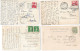 Delcampe - 4 Postcards Lot Switzerland VD Vevey General Views Grand Hotel Chateau De La Tour All Published Jullien Posted 1911-1914 - Vevey