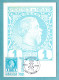 Carte Maximum Monaco 1985 - Exposition Philatélique - Centenaire Du 1er (premier) Timbre De Monaco - YT 1458 - Maximum Cards