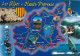 2 Map Of France * 2 Ansichtskarten Mit Der Landkarte - Département Alpes-de-Haute-Provence - Ordnungsnummer 04 * - Landkarten