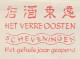 Meter Cover Netherlands 1952 The Far East - Scheveningen - Ohne Zuordnung