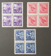 GERMAN THIRD 3rd REICH OCC. BOHEMIA ORIGINAL WW2 1942 WAGNER STAMP SET BLOCKS MNH - Besetzungen 1938-45