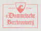 Meter Cover Netherlands 1969 Beer - Dommelsch Brewery - Vins & Alcools