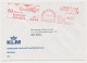 Meter Cover Netherlands 1975 KLM - Royal Dutch Airlines- 50 Years Europe - Far East - Flugzeuge