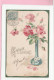 CARTE SOUHAITS SINCERES FLEURS GAUFREE - Flores