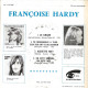 EP 45 RPM (7") Françoise Hardy  "  Le Crabe  " - Autres - Musique Française