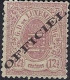 Luxembourg - Luxemburg - Timbre - Armoiries  1875   12,5c.   Officiel   Michel  15b   Lilas   VC. 300,- - 1859-1880 Coat Of Arms