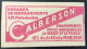 Carnet Marianne De Decaris 1263-C1 Couverture Cartonnée CALBERSON - Alte : 1906-1965