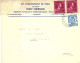 (01) Belgique N° 2 X 691 + 426 Sur Enveloppe écrite De Bruxelles Vers Basel Suisse - 1936-1957 Offener Kragen