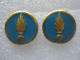 2 INSIGNES DE COL ARMEE FRANCAISE CADRE SPECIAL (FAB. COINDEROUX) ETAT EXCELLENT - Army