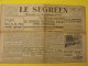 Le Segréen. N° 19 Du 10 Mai 1947. Angers Segré 49. Ramadier SFIO Renault - Pays De Loire