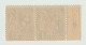 MONACO  N° 11 PAIRE AVEC MILLESIME 0 NEUF** TB - Unused Stamps