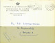 (01) Belgique Enveloppe écrite De Bruxelles Ministère De La Défense Vers Brugge - Storia Postale