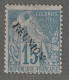 REUNION - N°22 * (1891) 15c Bleu - Neufs