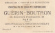 CHROMO CHOCOLAT GUERIN BOUTRON -  LE LUNCH - Guérin-Boutron