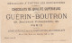 CHROMO CHOCOLAT GUERIN BOUTRON -  EN SOIREE - Guerin Boutron