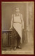 CDV German Butcher By Emil Krausse, Deuben-Potschappel, Germany - Ancianas (antes De 1900)