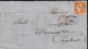 Lettre De PARIS " A La Flotte D'Angleterre" Du 23 Février 1862 Via WARINGTON - 1862 Napoléon III