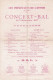 BOURGES PROGRAMME LES PREVOYANTS DE L AVENIR ANNEE 1907 PUB KOCHLY EDITEUR DE MUSIQUE EN L ETAT - Programma's