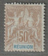 REUNION - N°51 * (1900-05) 50c Bistre Et Bleu - Nuevos