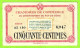 FRANCE / CHAMBRES De COMMERCE Du DEPARTEMENT Du PUY De DÔME / 50 CENT. / N° 6,947 / SERIE AZ 150 - Handelskammer