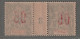 REUNION - MILLESIMES : N°75 ** (1893) 05 Sur 25c - Unused Stamps