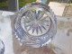 Delcampe - -JOLI ANCIEN POT COUVERT CRISTAL Taillé TCHECOSLOVAQUIE BOITE à POUDRE VITRINE  E - Glass & Crystal