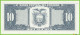 Voyo ECUADOR 10 Sucres 1986 P121-1986(2) LM UNC V - Ecuador