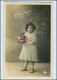 W7P70/ Souvenir - Hübsches Mädchen Mit Blumen Foto AK Ca.1912 - Autres & Non Classés