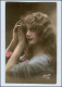 W7P83/ Mesange - Hübsche Frau Lange Haare Frisur Foto AK Ca.1912 - Fotografie