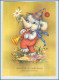 P3C33/ Geburtstag AK Elefant Mit Trompete Ca.1960 - Birthday