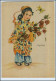 W5P03/ Hübsches Mädchen Mit Blumen Künstler AK Lupicina Ca.1950 - Mailick, Alfred