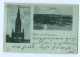 T6401/ GRuß Aus Düppelhöhe Nordschleswig Mondschein AK 1899 - Nordschleswig