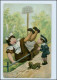 Y3045/ Dicke Frau Stürzt   Humor AK 1907 - Humour