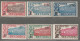 REUNION - N°103/8 ** (1924-27) Surcharge Nouvelle Valeur - Unused Stamps