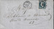 Lettre De TROYES 24 Juillet 1968 - 1863-1870 Napoleon III With Laurels