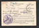 1938 CARTE SERVICE MILITAIRE BUREAU DE RECRUTEMENT DE MARSEILLE / PARTI SANS LAISSER ADRESSE / RETOUR ENVOYEUR   F130 - 1921-1960: Période Moderne