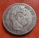 FRANCE  5 Francs Louis Philippe 1838 B Rouen  Argent - 5 Francs