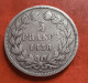 FRANCE  5 Francs Louis Philippe 1838 B Rouen  Argent - 5 Francs