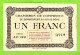 FRANCE / CHAMBRES De COMMERCE Du DEPARTEMENT Du PUY De DÔME / 1 FRANC / N° 0,918 / SERIE AD 129 - Chambre De Commerce