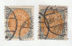 ZDanO52+52a - DANEMARK  1895-1901  --  Les  2  TIMBRES  N° 52 Et 52a  Ayant Voyagé  --  Belle Côte - Used Stamps