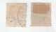 ZDanO52+52a - DANEMARK 1895-1901 - Les 2 TIMBRES  N° 52 Et 52a  Ayant Voyagé - Belle Côte - Used Stamps