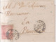 Año 1856 Edifil 48 Isabel II Carta Matasellos Rejilla Y   Figueras  Gerona Tipo I   Sebastian Ferran - Brieven En Documenten
