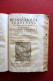 Herculis Saxoniae Patavini Prognoseon Melancholia Lue Venerea De Febribus 1620 - Non Classificati