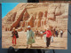 Cpsm  Avec 2 Stamps - Abou Simbel Rock Temple Of Ramses II - - Tempel Von Abu Simbel